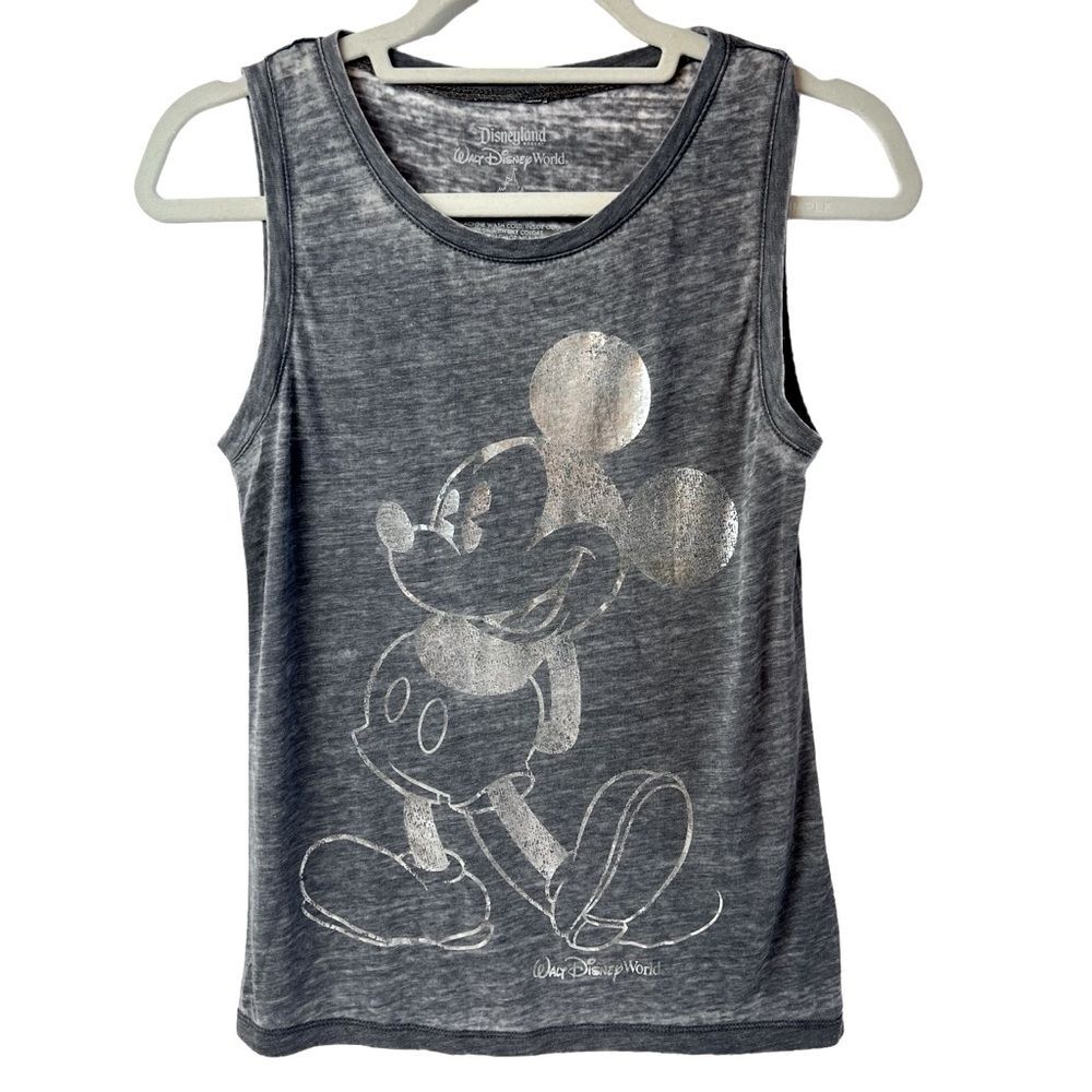 Disneyland Mickey Mouse Tank Top Grey XS